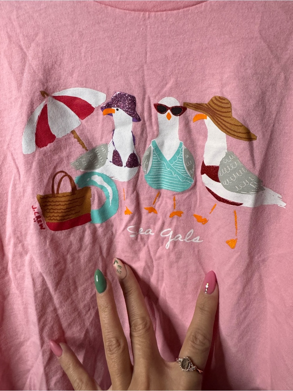 J. Crew Pink Collector Tee